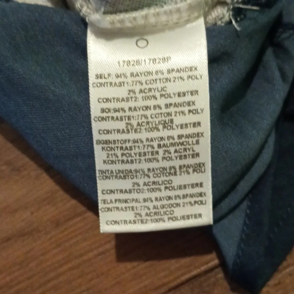 Dolan Left Coast Collection Grey Blue Baja Coastal Textured Layered Top A26 - Picture 3 of 6